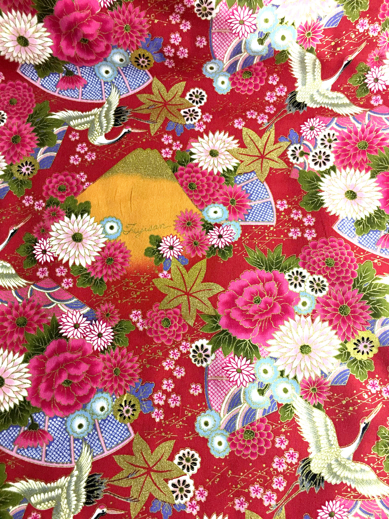 FABJPN-cranes-fans-flowers-momiji-fuji-red